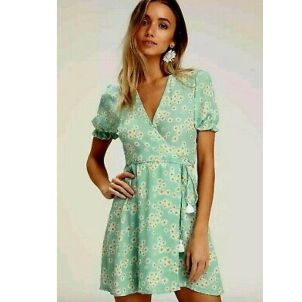 Faithfull the Brand Mira Floral Wrap Dress